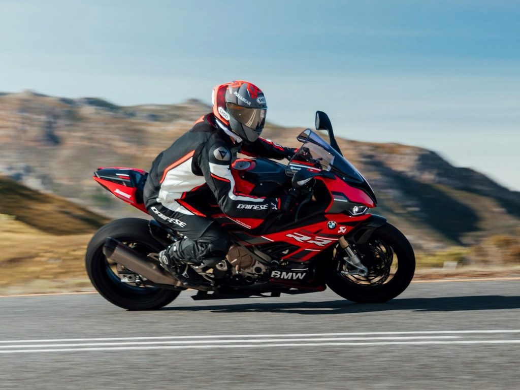 Sportbike rider leaning on a mountain road — Basic Rider Course II